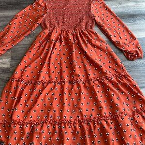 Women’s Simply Southern Long Dress Maxi Size XXL Easter Summer LIKE NEW